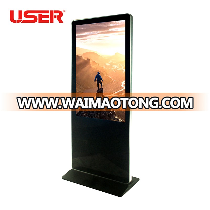 42 inch floor stand advertising lcd display with Wifi 3G